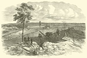 Shermans hær på vei inn i Resaca, mai 1864 av American School