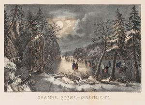 Skøytescene - Måneskinn av American School
