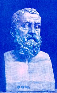 Solon, illustrasjon fra History of Greece av Victor Duruy, utgitt 1890 (digitalt forbedret bilde) av American School