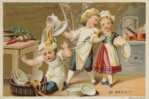 Å søle suppe på kjøkkenhånden! av American School