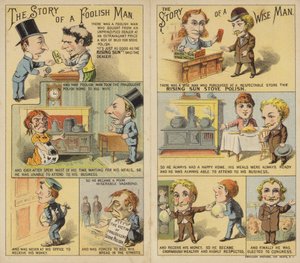 Historien om den vise mannen og den tåpelige mannen av American School