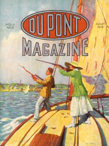 The 1919 Grand American Handicap Trapshooting Tournament, forside av DuPont Magazine, august 1919 av American School