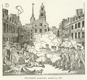 Boston-massakren, 5. mars 1770 av American School