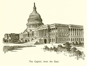 Capitol, fra øst, Washington av American School