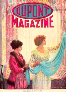 The Charm of Color, forsiden av DuPont Magazine, september 1918 av American School