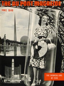The Chemical Girl, forside av DuPont Magazine, juni 1940 av American School