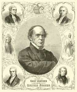 De amerikanske sjefsdommerne, august 1864 av American School