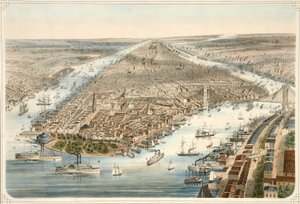 The City of New York, pub. 1876 av American School