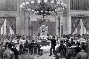 The Colored National Convention i Session, Nashville, Tennessee, 5.-7. april 1876, fra 