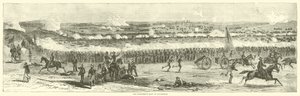 The Confederate Rout ved Winchester, september 1864 av American School