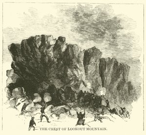 The Crest of Lookout Mountain, november 1863 av American School