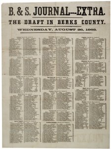 Utkastet i Berks County, 26. august 1863 av American School