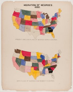 "[The Georgia Negro] Migration of Negroes" av American School