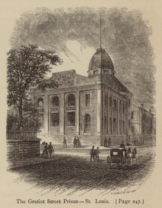 Gratiot Street Prison, St Louis (gravering) av American School