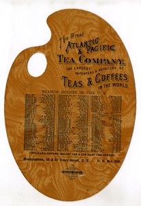 The Great Atlantic & Pacific Tea Company, de største importørene og forhandlerne av te og kaffe i verden, (utstanset trykt trepalett) av American School