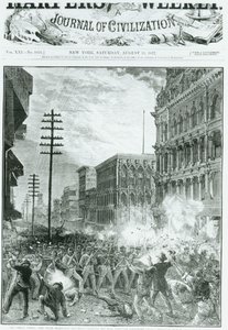 The Great Strike: The Sixth Maryland Regiment som kjemper seg gjennom Baltimore, fra 