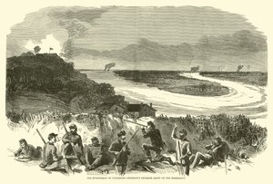 The Investment of Vicksburg, Shermans ekstreme høyre på Mississippi, mai 1863 av American School
