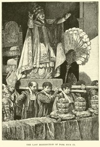 Den siste velsignelsen til pave Pius IX av American School