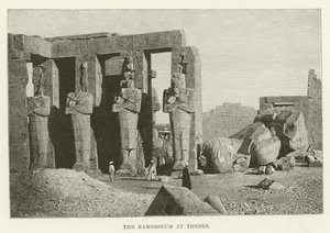 Ramesseum i Theben av American School