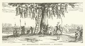Reformasjonen, desimering av et regiment av American School