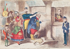 Republikkens angrende (?) fiender søker om benådning til onkel Sam, 1869 av American School