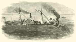 Sassacus raser mot Albemarle, oktober 1864 av American School