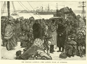 The Western Gateway, landingsstadiet i Liverpool av American School