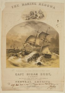 Briggen Marine reddet passasjerer i livbåter fra dampbåten SS Central America etter at den ble fanget i en orkan utenfor Carolinas i september 1857. Over 550 druknet og 30 000 pund (14 000 kg) californisk gull gikk tapt. av American School