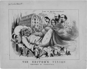 Redaktørens visjon, utgitt av Turner & Co., 1800-tallet av American School