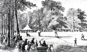 Den første konvensjonen for baseballklubber, New York, 1857 av American School