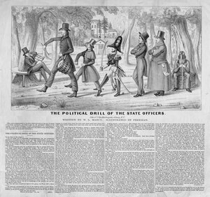 Den politiske øvelsen til statsoffiserer, utgitt av John Childs, New York, ca. 1838 av American School