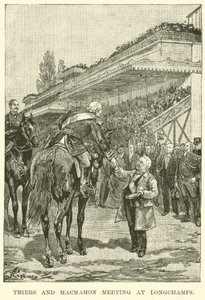 Thiers og Macmahon møtes på Longchamps av American School