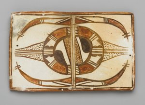Flis, laget i Mesa, Arizona av Hopi People (leire og slip) av American School