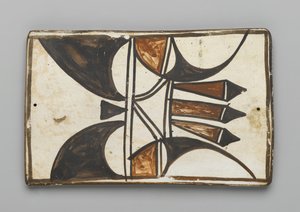 Flis, laget i Mesa, Arizona av Hopi People (leire og slip) av American School