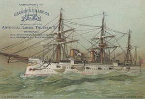 US Navy cruiser USS Chicago, 1898 av American School