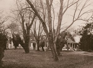 Ulysses S Grants hovedkvarter, City Point (fotogravyr) av American School