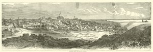 Vicksburg fra åsene bak, mai 1863 av American School