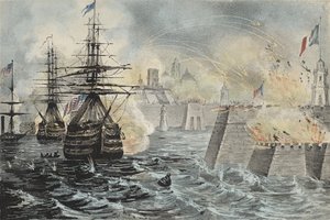 Seiersbombardement av Vera Cruz av American School