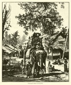 Landsby nær Lucknow av American School