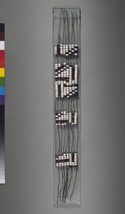 Wampum Belt, amerikansk Iroquoian eller Algonquian stamme, mulig 1600-tallet av American School