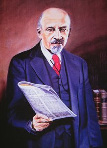 William Edward Burghardt du Bois (1868-1963) (olje på lerret) av American School