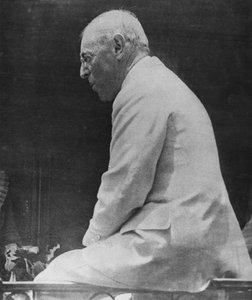 Woodrow Wilson (1856-1924) 28. president i USA, fra Le Miroir, 1918