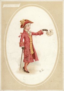 Ung gutt i 1700-tallsdrakt av American School