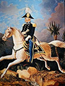 Zachary Taylor (farge litho) av American School