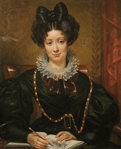 Portrett av en ung kunstner av Amelie Legrand de Saint-Aubin