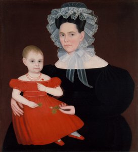 Fru Mayer og datter, 1835-40.
