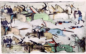 Slaget ved Little Big Horn, Montana, USA, 25.–26. juni 1876, c1900