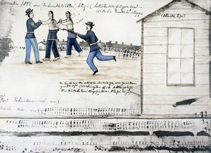 Crazy Horses død, Fort Robinson, Nebraska, USA, 1877 c1900