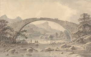 Pont Newydd nær Dolgelly av Amos Green