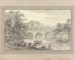 Utsikt i England, Skottland og Wales: Prebend's Bridge ved Durham av Amos Green